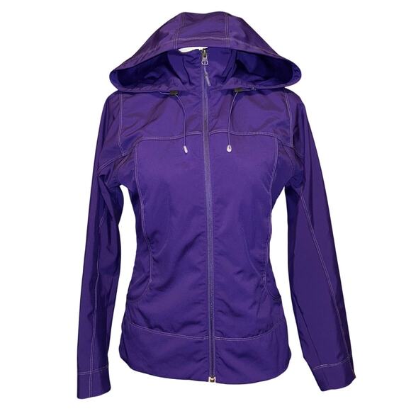 Marmot Woman's Hooded Softshell Jacket Purple Size S Outdoor Activewear - Picture 6 of 14
